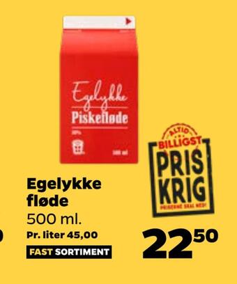 Netto Egelykke fløde tilbud