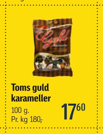 Føtex Toms guld karameller tilbud