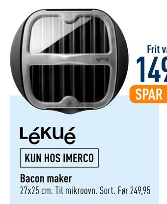 Imerco Bacon maker tilbud