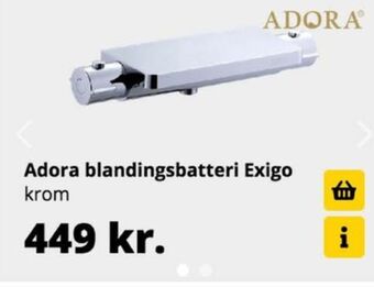 Adora termostatarmatur