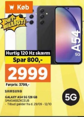 Galaxy a54 mobiltelefon