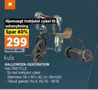 Power Kulz halloweenlysdekoration tilbud