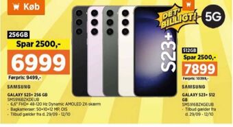 Power Galaxy s23 plus mobiltelefon tilbud