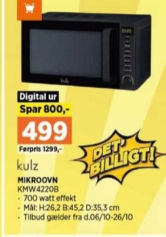 Power Kulz mikroovn tilbud
