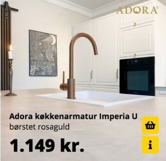 10-4 Byggecenter Adora køkkenarmatur tilbud