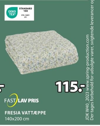 JYSK Ukendt vattæppe tilbud