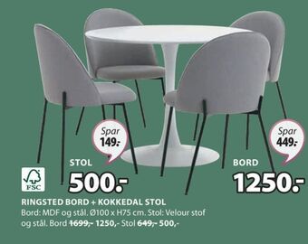 JYSK Ukendt spisebord tilbud