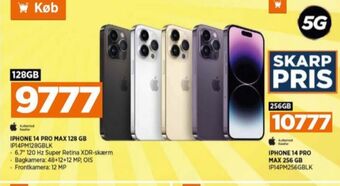 Power Iphone 14 pro max mobiltelefon tilbud