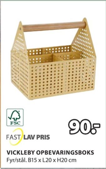JYSK Ukendt opbevaringsboks tilbud