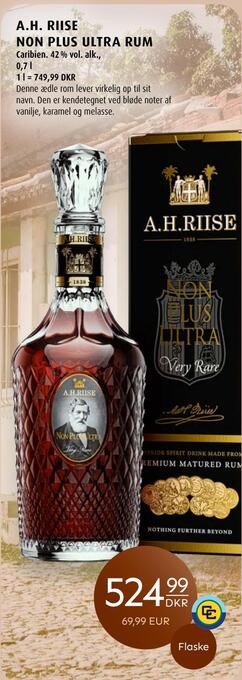 Scandinavian Park A.h. riise non plus ultra rum tilbud