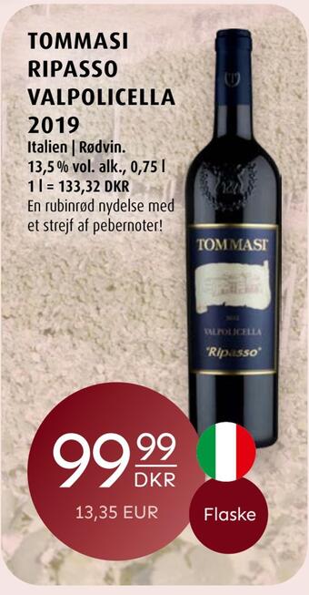 Scandinavian Park Tommasi ripasso valpolicella 2019 tilbud