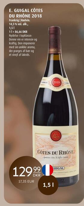 Scandinavian Park E. guigal côtes du rhône 2018 tilbud