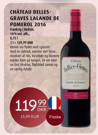 Scandinavian Park Château belles- graves lalande de pomerol 2016 tilbud