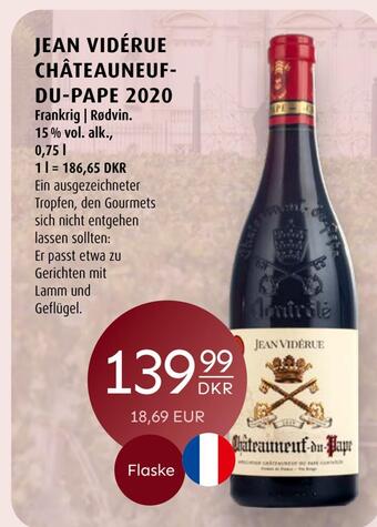 Scandinavian Park Jean vidérue châteauneuf- du-pape 2020 tilbud