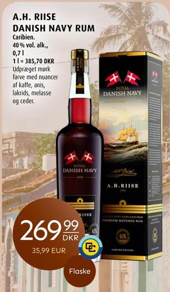 A.h. riise danish navy rum