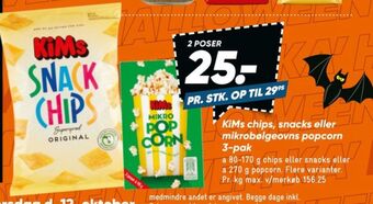 Bilka Kims snacks tilbud