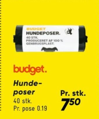 Bilka Budget hundeposer tilbud