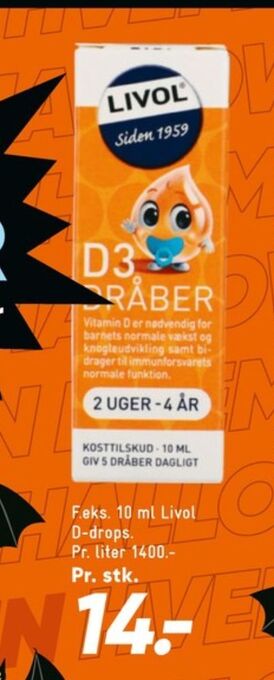 Bilka Livol multi vitaminer tilbud