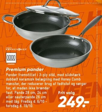 Bilka Køkkenchef stegepande tilbud