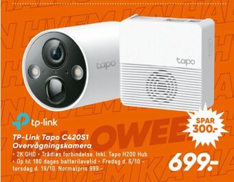 Bilka Tp-link overvågningskamera tilbud
