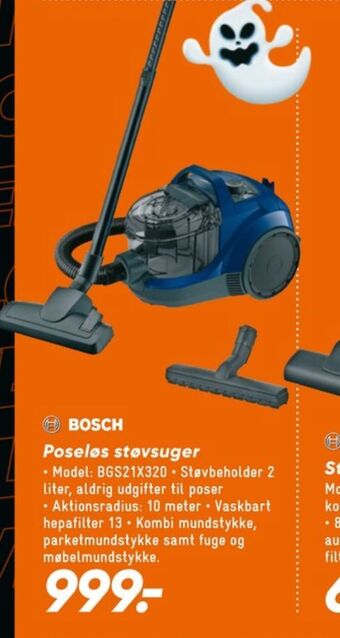Bilka Bosch støvsuger tilbud