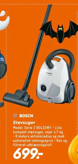 Bilka Bosch støvsuger tilbud