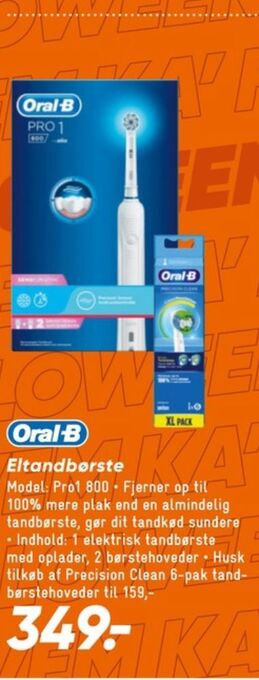Bilka Braun oral-b eltandbørste tilbud