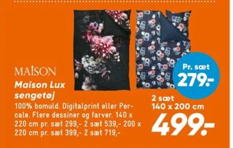 Bilka Maison sengesæt tilbud