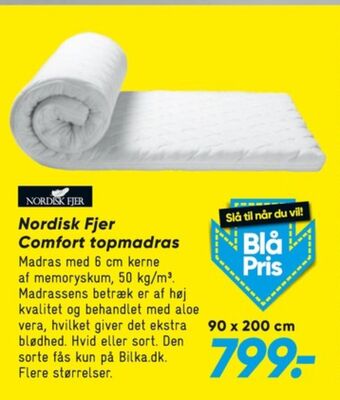 Bilka Nordisk fjer topmadras tilbud