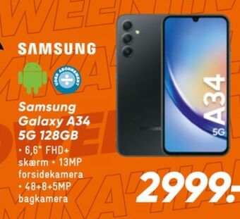 Bilka Galaxy a34 mobiltelefon tilbud