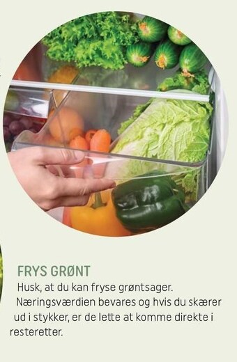 REMA 1000 Frys grønt tilbud