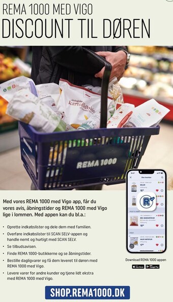 REMA 1000 Rema 1000 med vigo discount til døren tilbud