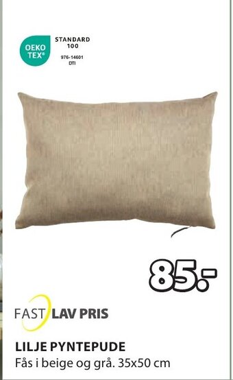JYSK LILJE PYNTEPUDE tilbud