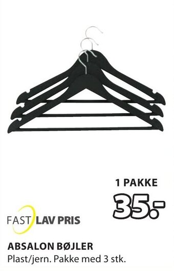 JYSK ABSALON BØJLER tilbud