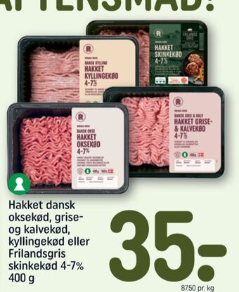 REMA 1000 Rema 1000 hakket kalv og grisekød tilbud