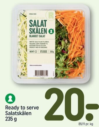 REMA 1000 Rema 1000 salatblanding tilbud