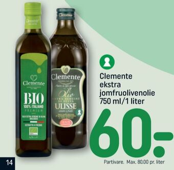 REMA 1000 Clemente olivenolie tilbud