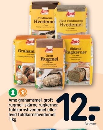 REMA 1000 Amo hvid fuldkorns hvedemel tilbud