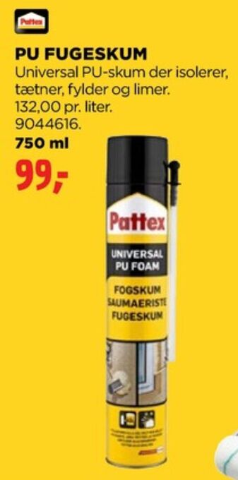 jem & fix Pattex pu skum tilbud