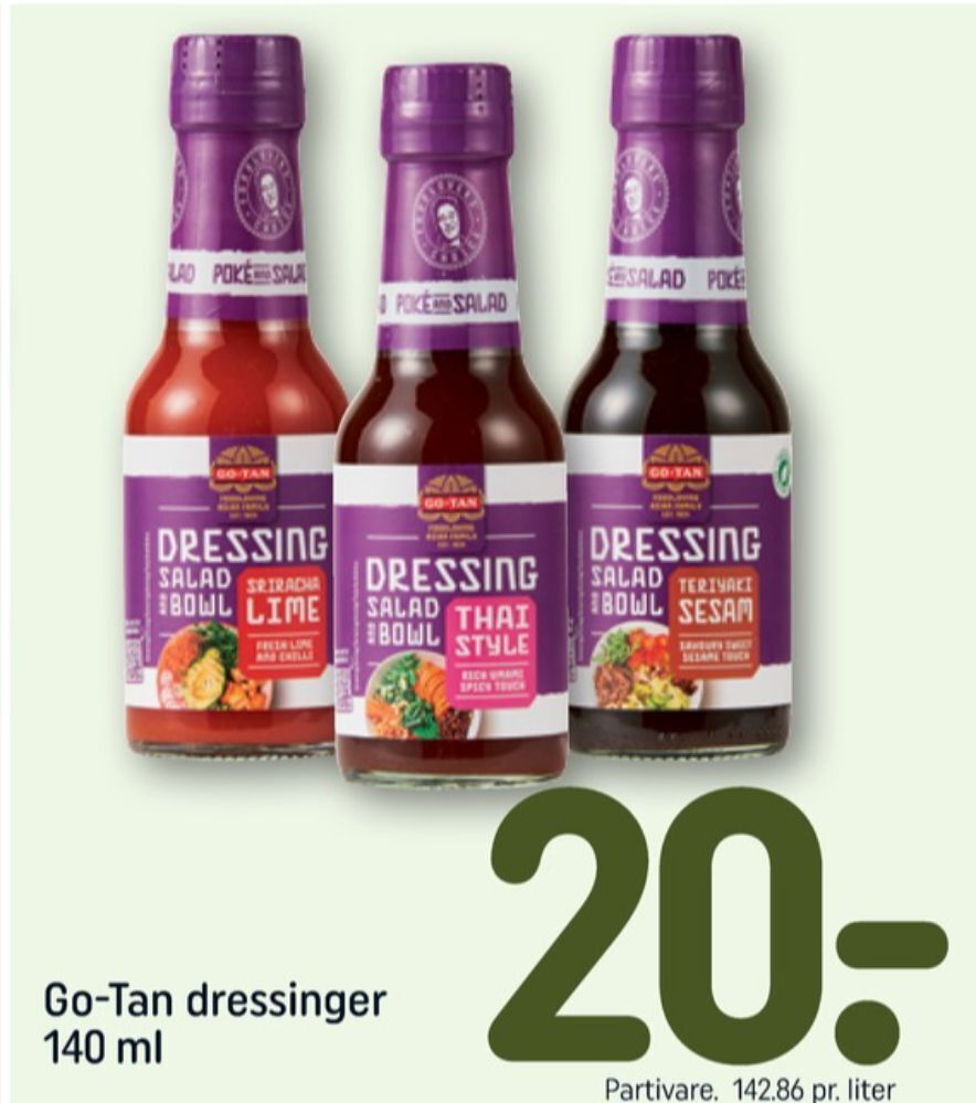 Goma dressing tilbud hos Rema 1000