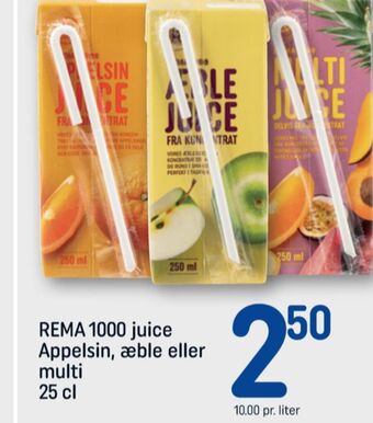 REMA 1000 Rema 1000 appelsinjuice tilbud