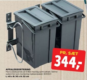 jem & fix Ukendt affaldsstativ køkken tilbud