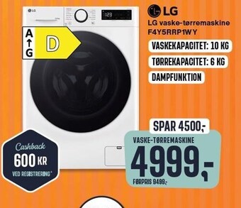 Skousen Lg vaske-tørremaskine tilbud