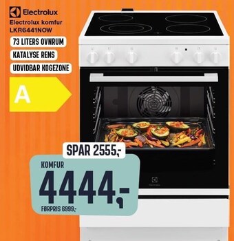 Skousen Electrolux komfur tilbud