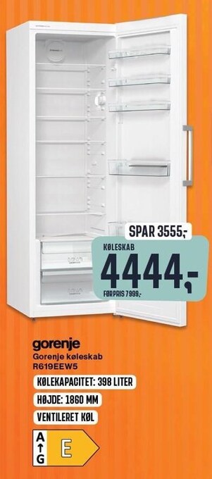 Skousen Gorenje køleskab tilbud