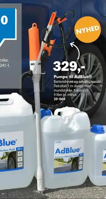 Biltema Pumpe til AdBlue® tilbud