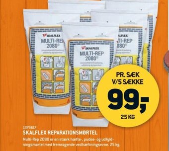 XL-BYG SKALFLEX REPARATIONSMØRTEL tilbud