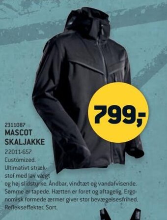 XL-BYG MASCOT SKALJAKKE tilbud