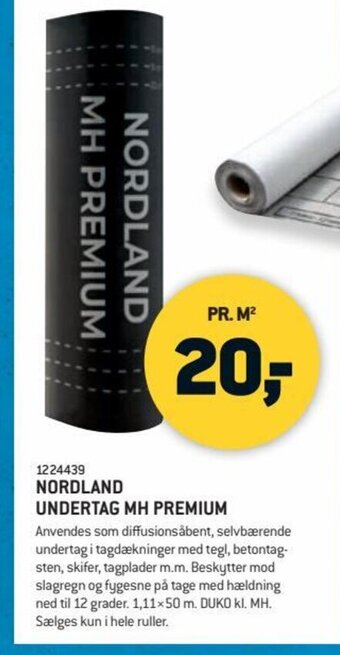 XL-BYG NORDLAND UNDERTAG MH PREMIUM tilbud