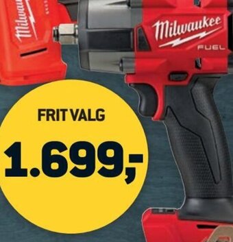 XL-BYG MILWAUKEE SLAGNØGLE 18V tilbud